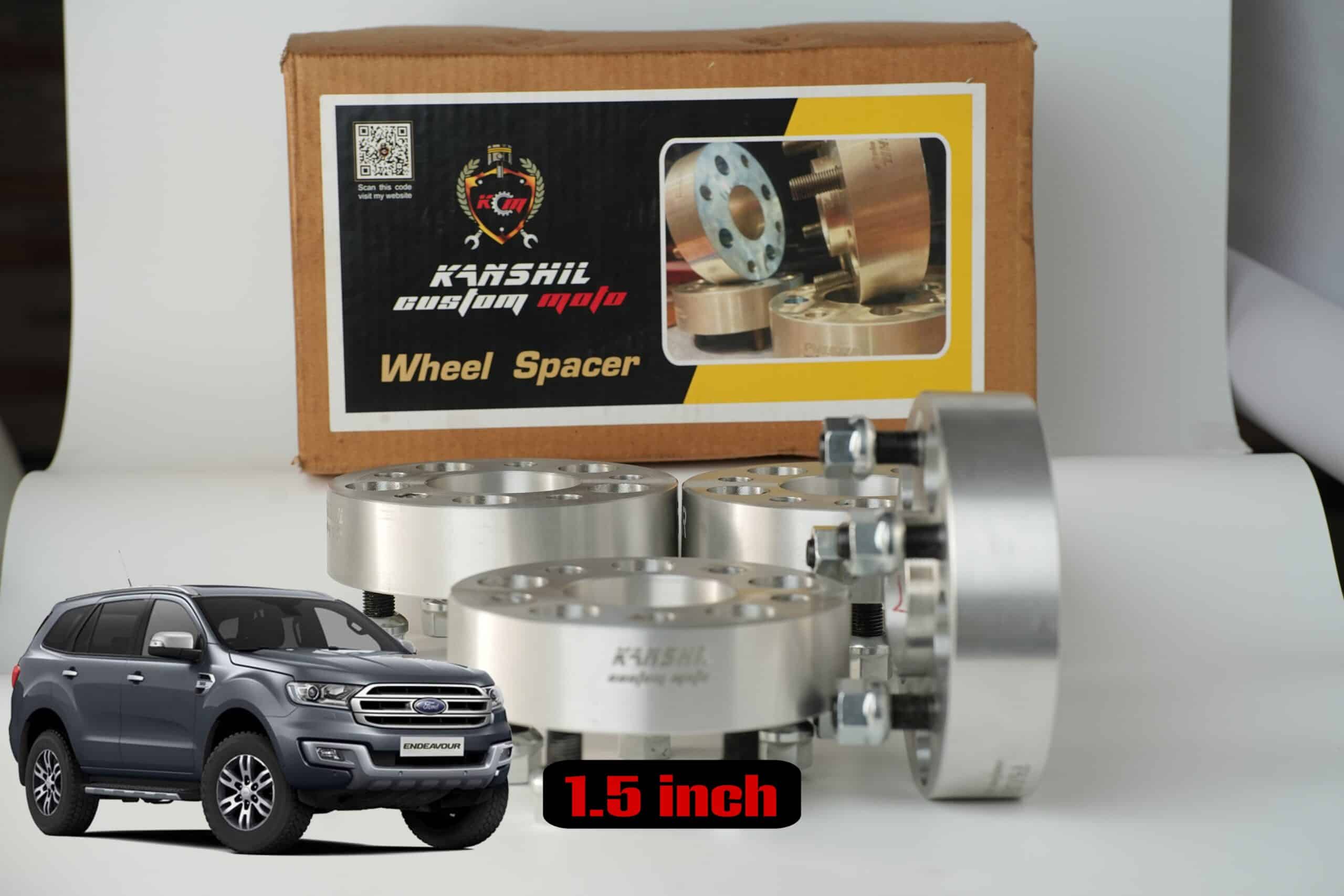 1.5-Inch Wheel Spacers for Ford Endeavour