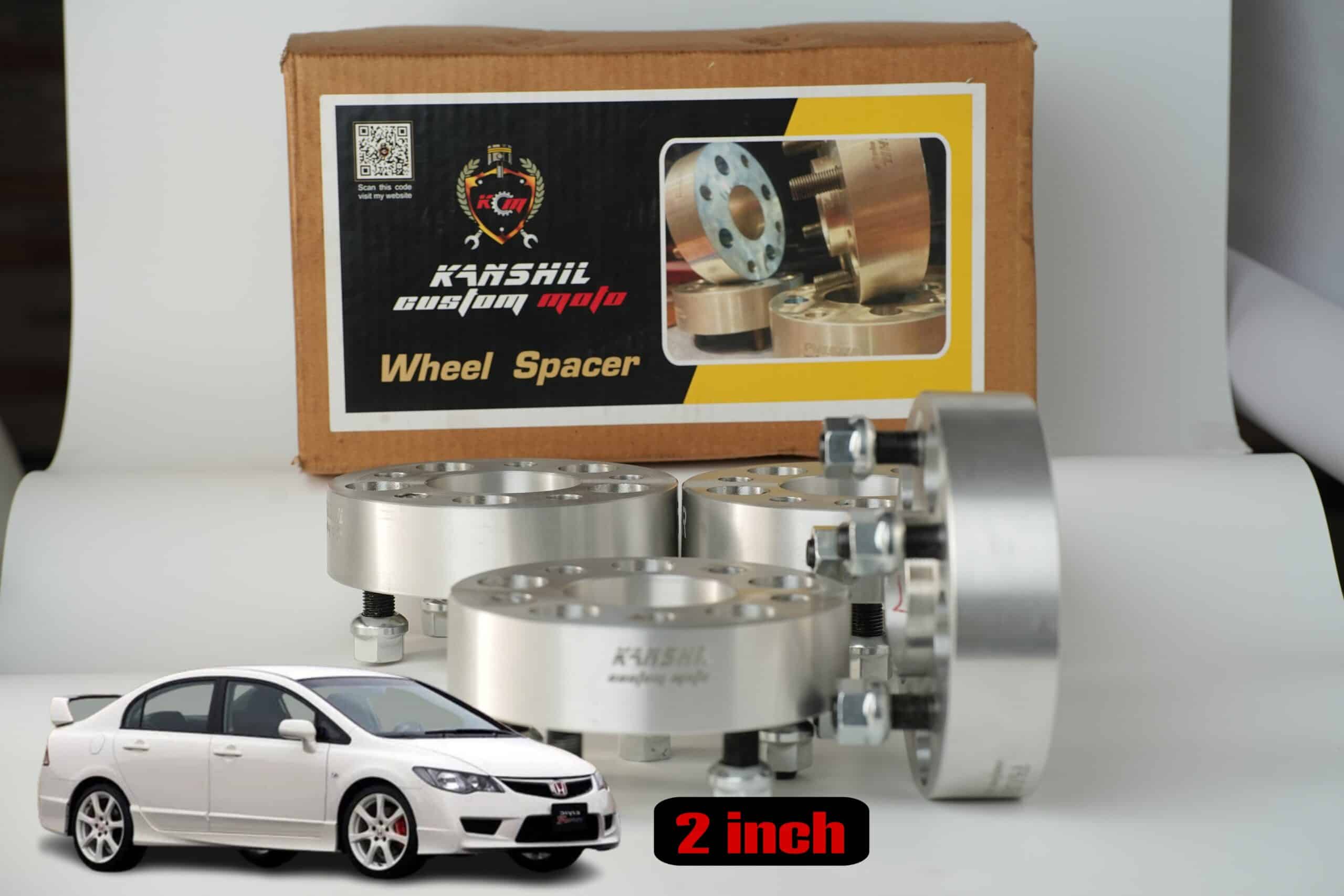 2-Inch Wheel Spacers for Honda Civic