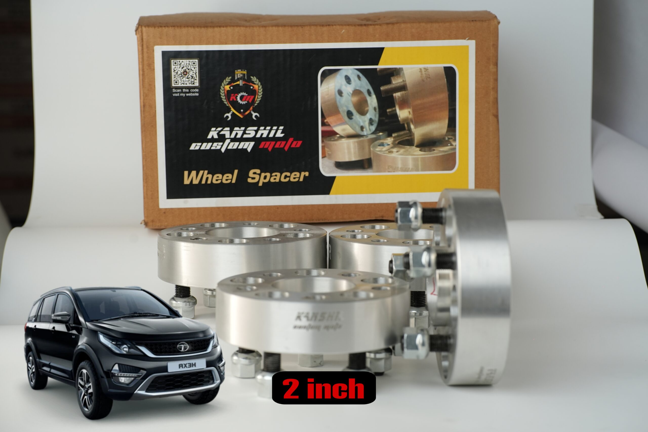 2-Inch Wheel Spacers for Tata Hexa