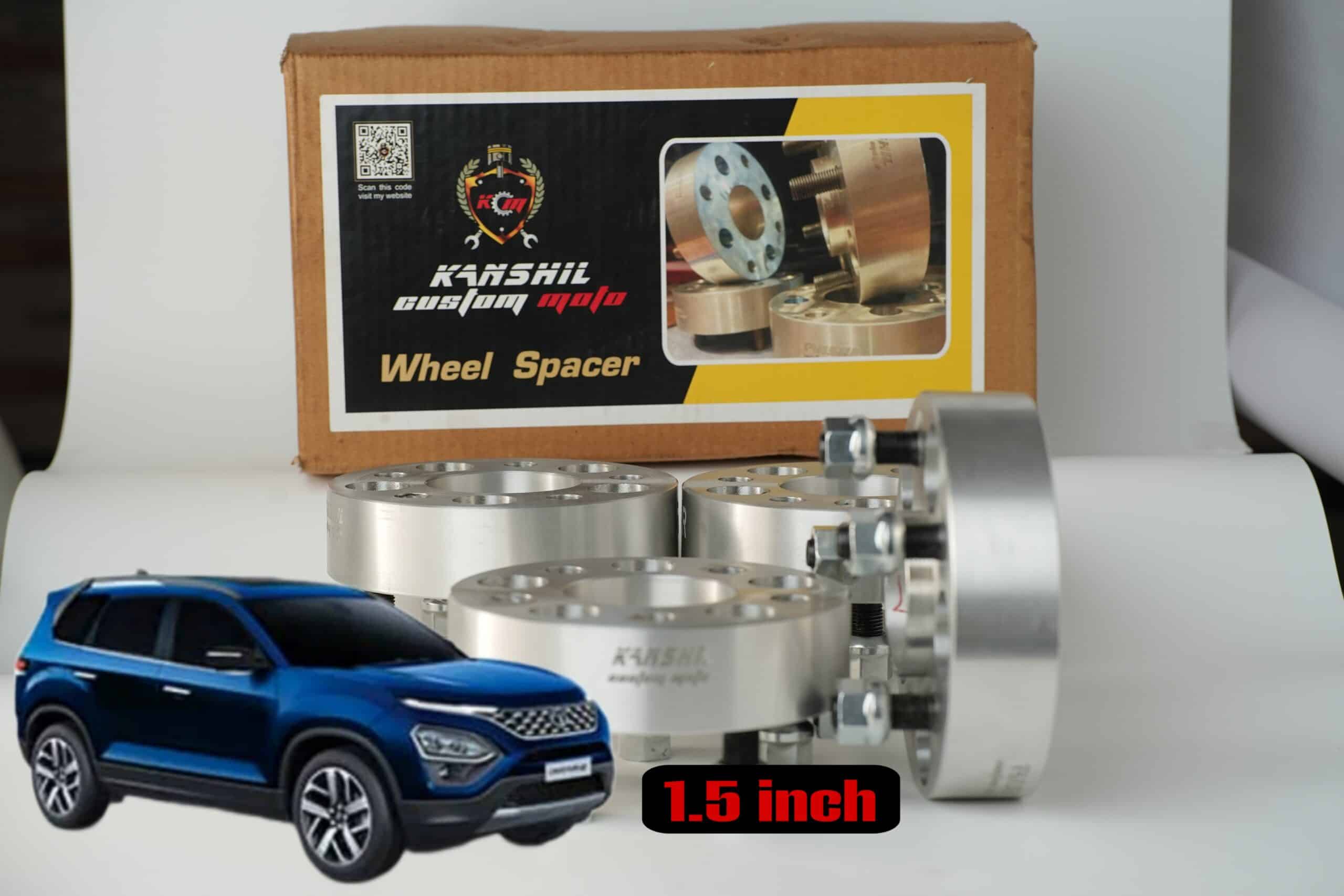 1.5-Inch Wheel Spacers for Tata Safari 2024