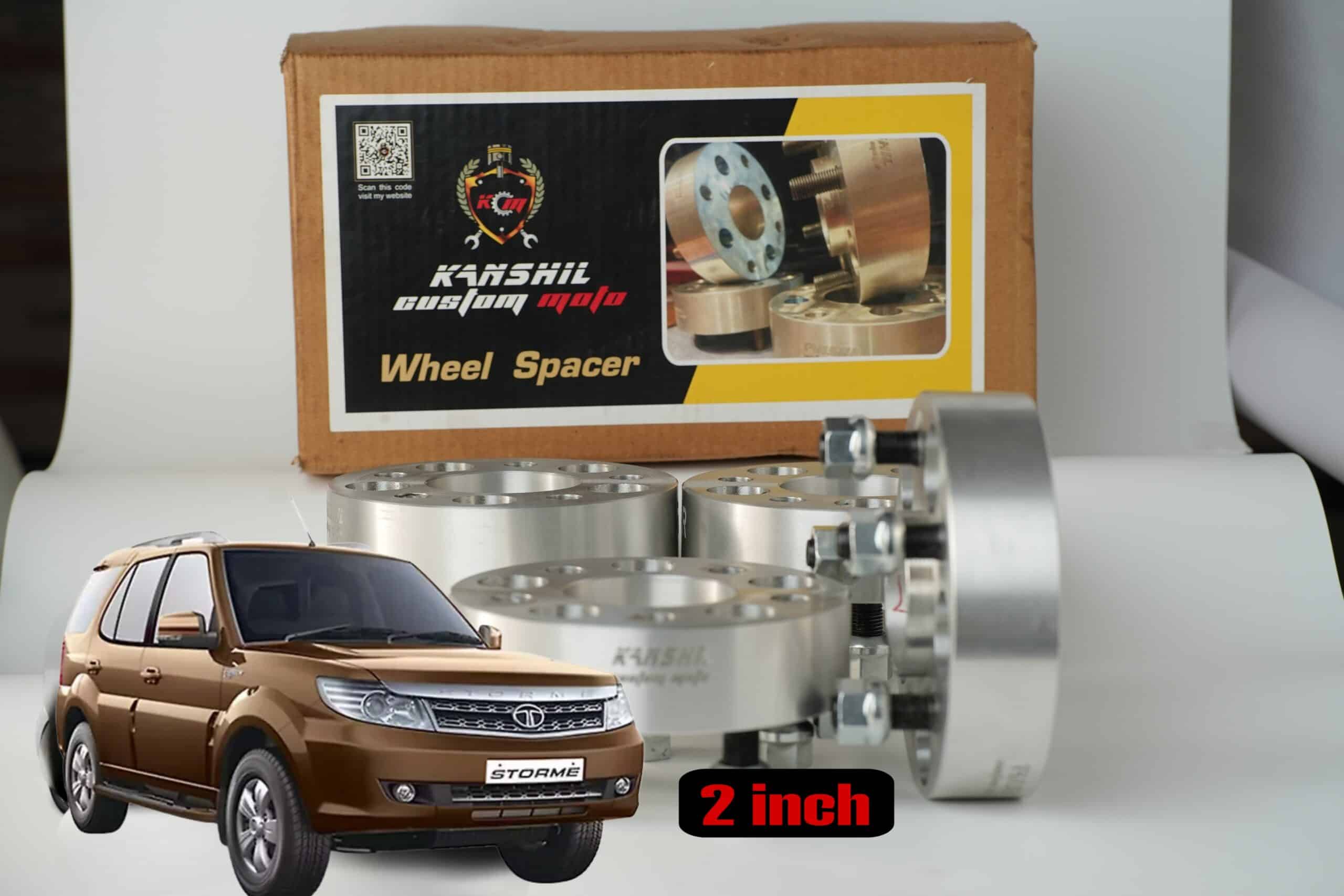 Tata Safari Storme Varicor Wheel Spacers 2 inch
