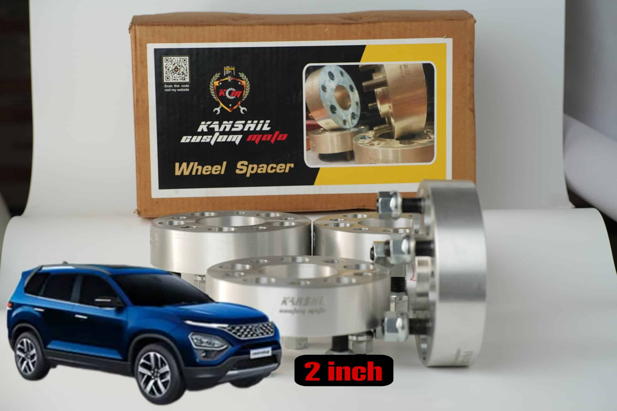 2-Inch Wheel Spacers for Tata Safari 2024