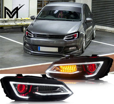 Volkswagen Polo Demon + Audi Style Full LED Headlight Assembly