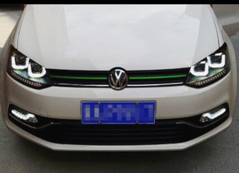 Volkswagen Polo Aggressive Style Full LED Headlight Assembly - Image 2